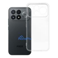 Case for Poco F9 Ultra Clear Case 2 mm (camera protection) transparent