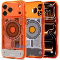 SPIGEN case ULTRA HYBRID compatible with MagSafe for IPHONE 17 Pro / 18 Pro c-one tangerine