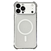 Skaidrus magnetinis TPU dėklas iPhone 18 Pro Max / 17 Pro Max su nuimama kameros apsauga