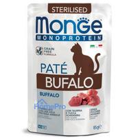 Monge Monge Cat Monoprotein Pouch Sterilised Pate Buffalo 85 g