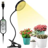 LED angelo žiedo formos augalų šviesa, diskas, saulės šviesa, viena galvutė, DC USB 5V