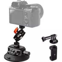 K&F Concept MS45 Suction Cup Mount with Pump and Magic Arm KF31.100V1
