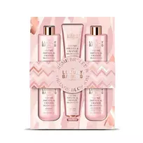 Grace Cole Creme Brulée Body Care Set ( Creme Brulée & Pomerančový květ ) - Dárková sada péče o tělo ( 6 ks )