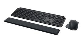 Belaidis klaviatūros ir pelės rinkinys Logitech MX Keys S Combo, juodas (920-011614) – Outlet, gera būklė