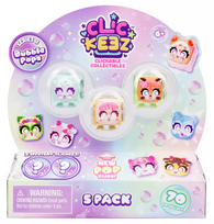 CLICKEEZ 5 figūrėlės Bubble Pops, asort., 937200.005