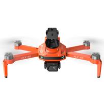 „LeOn Fly Go“ oranžinis sulankstomas fotografijos dronas su dviguba kamera