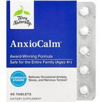 Terry Naturally, AnxioCalm®, 45 tabletės