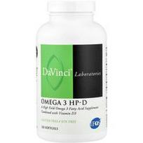DaVinci Laboratories, Omega 3 HP-D, 120 minkštųjų gelių