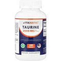 Vitamatic, Taurinas, 180 tablečių (1000 mg vienoje tabletėje)