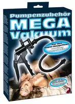 You2Toys MegaVac vakuuminės pompos rankena, pistoleto formos, juoda