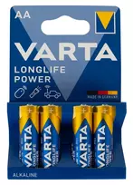 Varta Longlife Power AA šarminės baterijos, 1,5 V, 4 vnt.