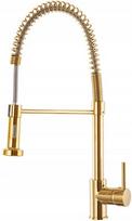 Virtuvinis maišytuvas Spiral Gold su ištraukiama 53 cm auksine žarnele