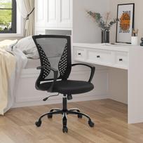 Biuro kėdė OBN22BK 64x64x96-104 cm juoda blizgi
