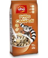 Sausi pusryčiai OHO Dribsniai su cinamonu, 150 g