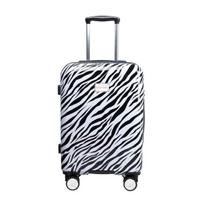 Mažas lagaminas Beverly Hills, S, zebra
