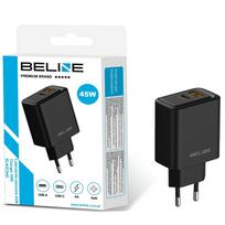 Beline Charger 45W USB-A USB-C GaN black