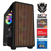 INTOP AQUA Ryzen 7 9800X3D 16GB DDR5 1TB SSD M.2 NVME+2TB RX9060XT 16GB WIN11