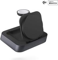 ZENS Nightstand Charger Pro 2 Kopfhrer - Smartphone - Smartwatch Schwarz AC Kabelloses Aufladen Schnellladung Drinnen (ZEDC28B/00)