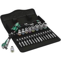 WERA Zyklop Speed Ratchet Set 8100 SA 6 (Ratchet with swivel head, 1/4")