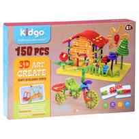 Kūrybos rinkinys, šenilinė viela 3D Art Create, įvairių spalvų