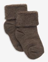 Mp Denmark - Wool Baby Socks - Kūdikių kojinės - Chaki spalva