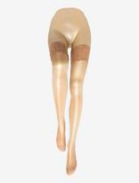Wolford - Satin Touch 20 Stay-Up - Stay-up stiliaus kelnės - Smėlio