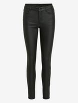 Vila - Vicommit Coated Rwsk New Pant-Noos - Odinės tamprės-kelnės - Juoda