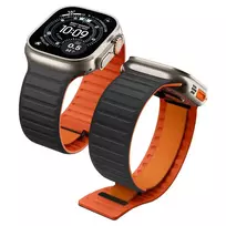 Spigen Athlex Air M for Apple Watch 8 / 9 / 10 / 11 / 12 / SE / Ultra (44 / 45 / 46 / 49 mm) Black/Orange