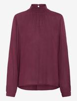 Kaffe - Trine Blouse - Marškinėliai ilgomis rankovėmis - Burgundiška splava