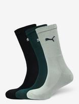 PUMA - Puma Unisex Crew Sock 3P - Įprastos kojinės - Žalia