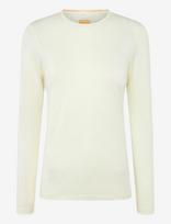 Icebreaker - Women Merino 200 Oasis Ls Crewe - Apatinės kelnės - Kreminė spalva