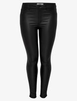 ONLY Carmakoma - Carpunk Reg Sk Coated Pants Noos - Odinės tamprės-kelnės - Juoda