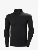 Helly Hansen - Lifa Merino Midweight 1/2 Zip - Apatinės kelnės - Juoda