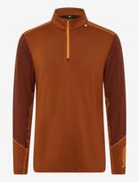 Helly Hansen - Lifa Merino Midweight 1/2 Zip - Apatinės kelnės - Ruda