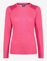 Helly Hansen - W Lifa Merino Midweight Crew - Apatinės kelnės - Rožinė