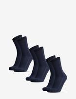 Danish Endurance - Bamboo Crew Socks 3-Pack - Įprastos kojinės - Mėlyna