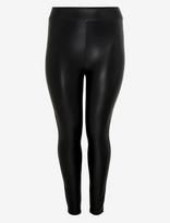 ONLY Carmakoma - Carrool Coated Legging Noos - Odinės tamprės-kelnės - Juoda