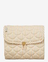 Cam Cam Copenhagen - Quilted Changing Mat - Ocs - Classic Stripes Rose - Vystymo kilimėlis - Smėlio