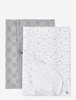 Pippi - Baby Blanket -Aop (2-Pack) - Kūdikių antklodė - Pilka