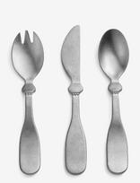 Elodie Details - Children's Cutlary Set - Antique Silver - Stalo įrankiai - Sidabro