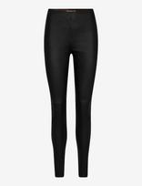 MOS MOSH - Mmlucille Stretch Leather Legging - Odinės tamprės-kelnės - Juoda