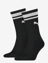 PUMA - Puma Unisex Heritage Crew Sock 2P - Įprastos kojinės - Juoda