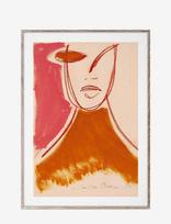 Paper Collective - Pink Portrait - 50X70 Cm - Iliustracijos - Marga / raštuota
