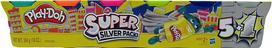 Plastilino rinkinys Hasbro Play-Doh Super Silver, įvairių spalvų