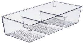 Šaldytuvo organizavimo dėžutė Kinvara 12502, 34 cm x 15.3 cm, skaidri sp.