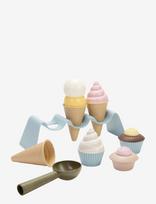 Dantoy - Bio Ice Cream Set In Gift Box - Žaislinis maistas - Marga / raštuota
