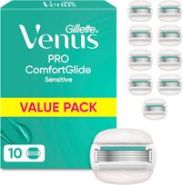 Keičiamos skustuvo galvutės Gillette Venus Pro Comfortglide Sensitive, 10 vnt