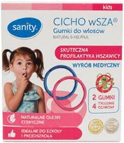 Plaukų gumytė Sanity Kids, mėlyna sp./rožinė sp., 2 vnt.