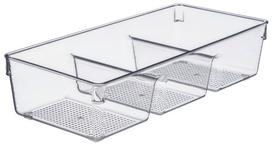 Šaldytuvo organizavimo dėžutė Kinvara 12502, 34 cm x 15.3 cm, skaidri sp.