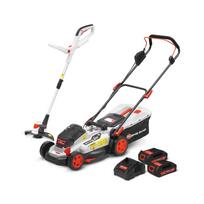 Prekė su pažeista pakuote. Akumuliatorinė vejapjovė Elem Garden Technic, VTC20V-2B2C1, 33 cm